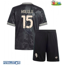 Juventus Pierre Kalulu #15 Tredjedraktsett Barn 2025-26 Kortermet (+ Korte bukser)